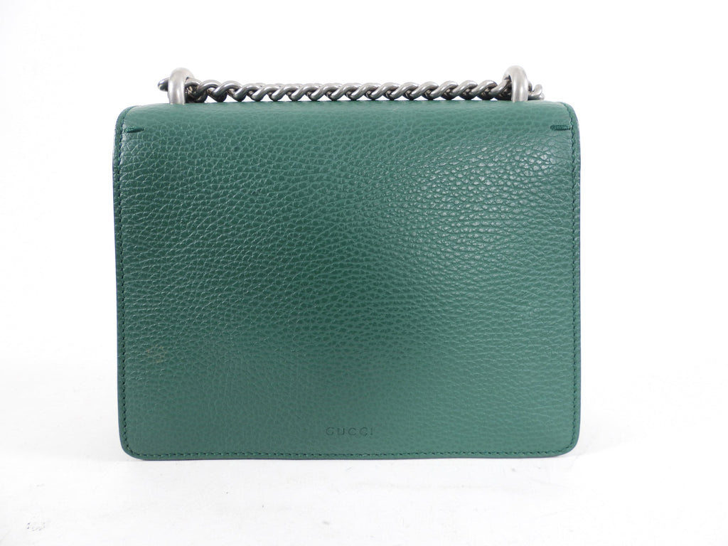 Gucci Green Mini Dionysus Chain Crossbody Bag