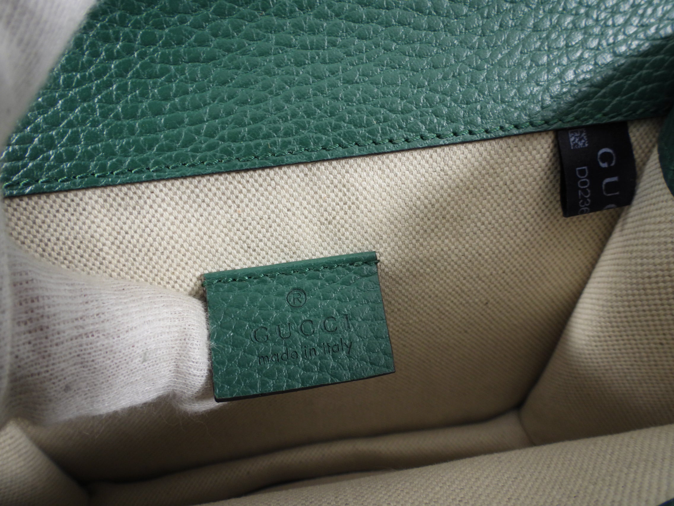 Gucci Green Mini Dionysus Chain Crossbody Bag