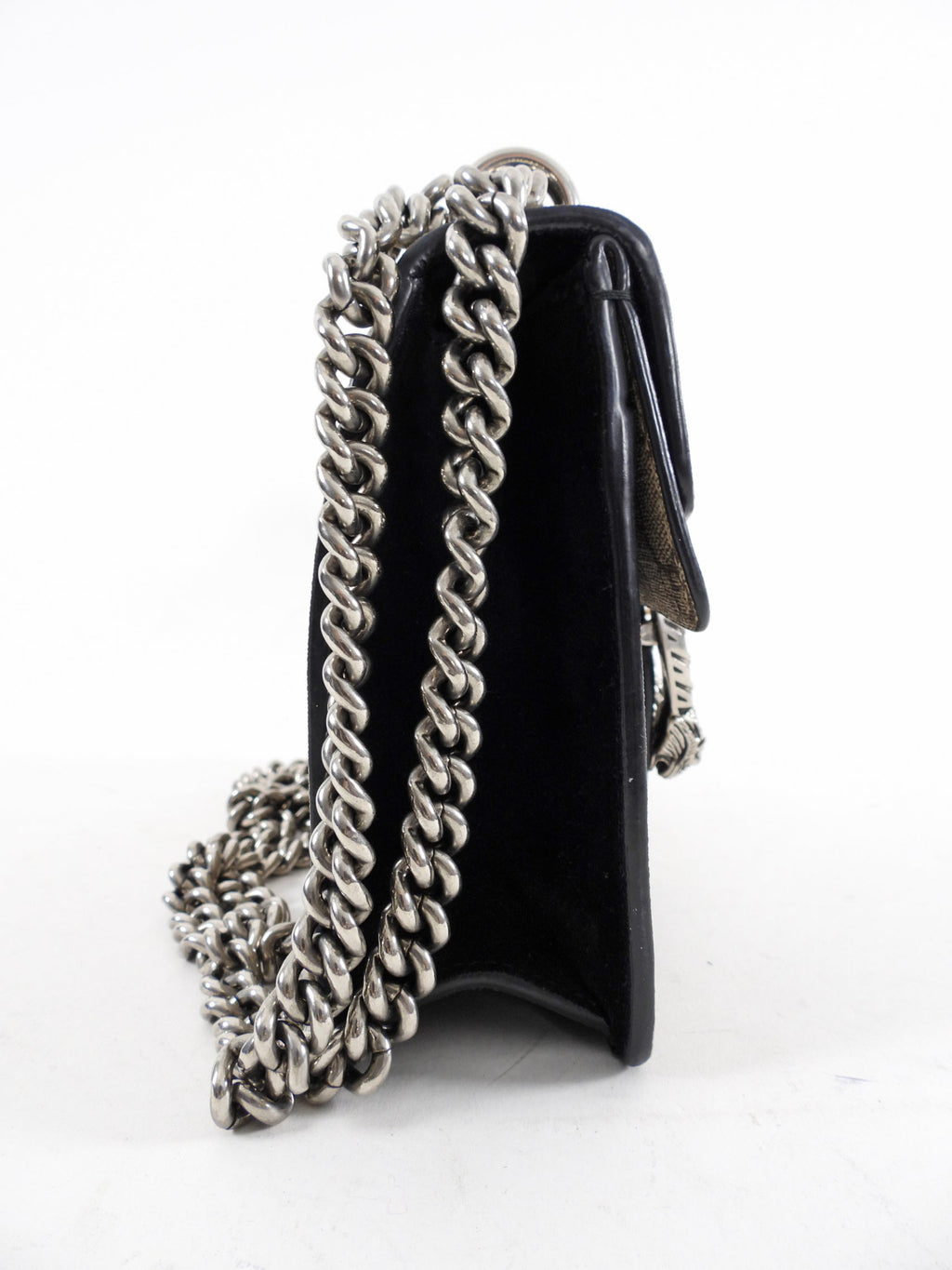 Gucci Monogram Supreme Mini Dionysus Chain Flap Bag