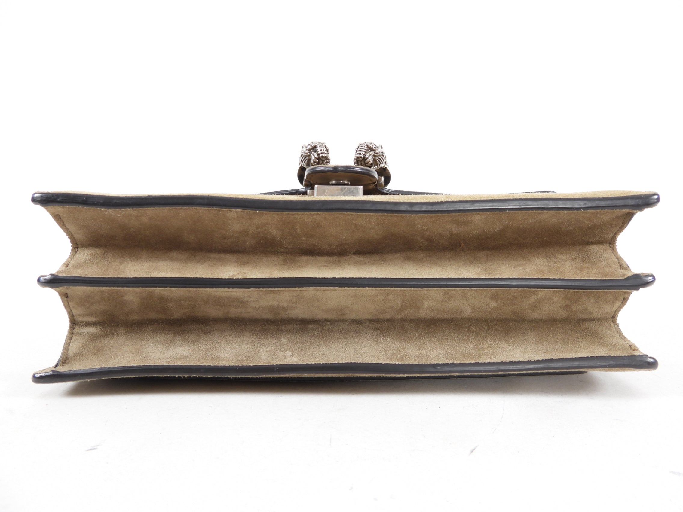 Gucci Dionysus Medium Taupe Suede Bag