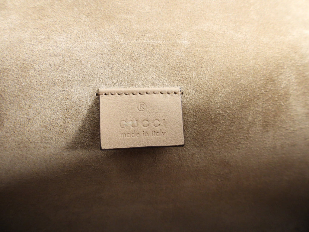 Gucci Small Taupe Dionysus Supreme Taupe Bag