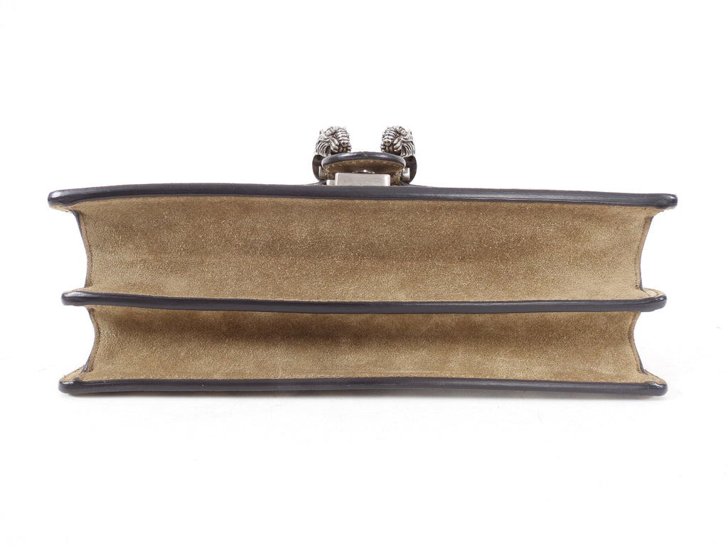 Gucci Small Taupe Dionysus Supreme Taupe Bag