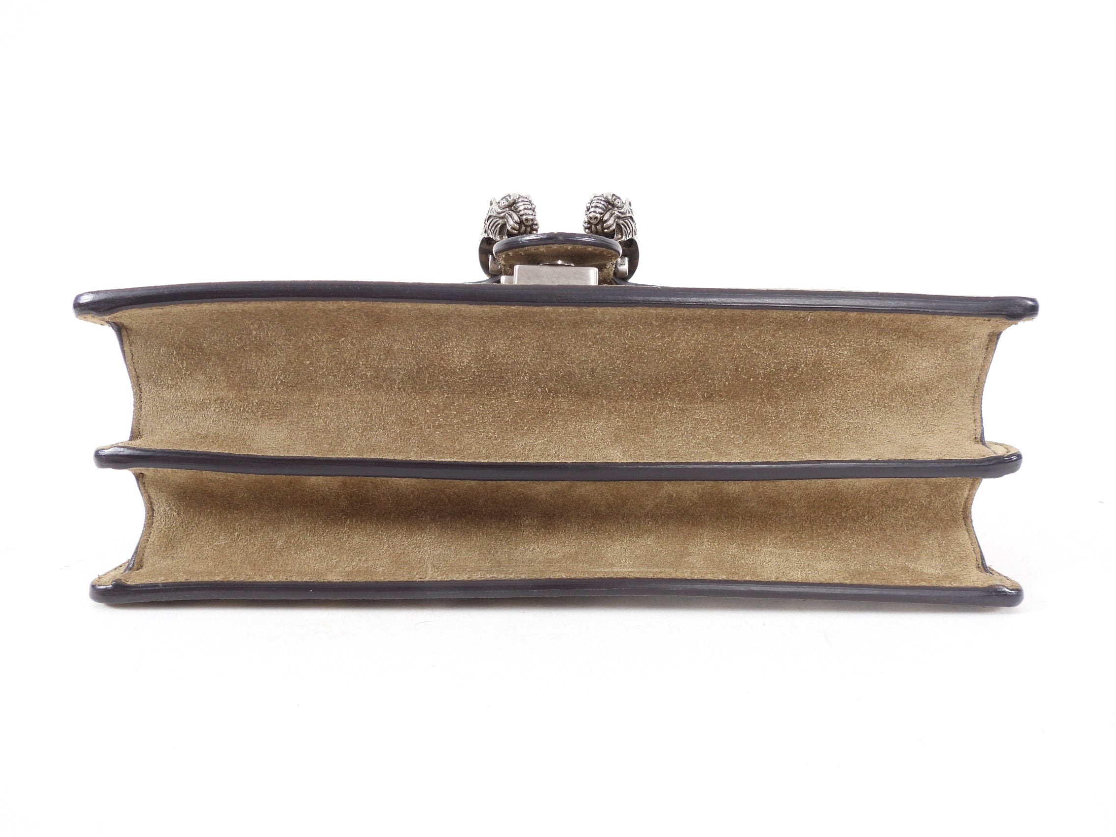 Gucci Small Taupe Dionysus Supreme Taupe Bag
