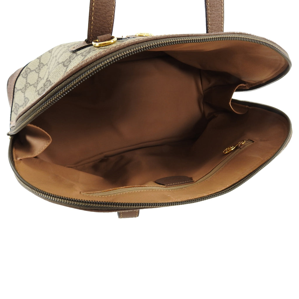 Gucci Vintage GG Supreme Monogram Domed Satchel Bag