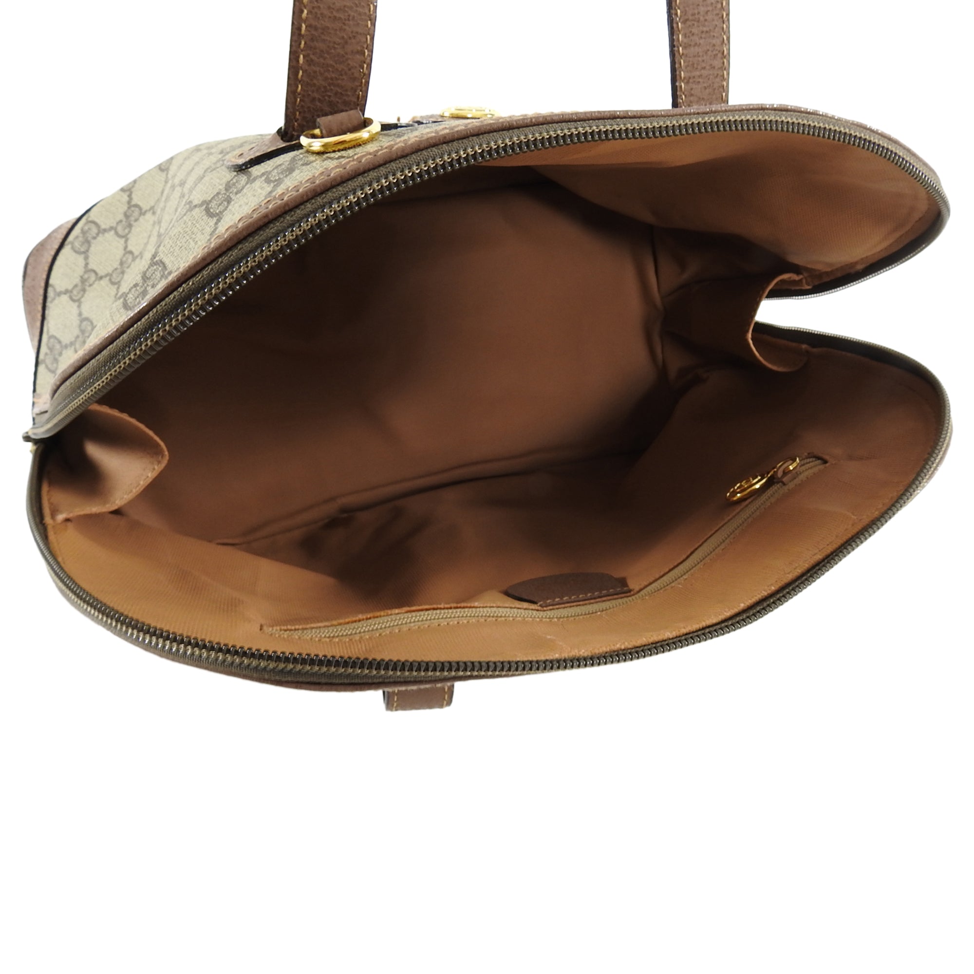 Gucci Vintage GG Supreme Monogram Domed Satchel Bag