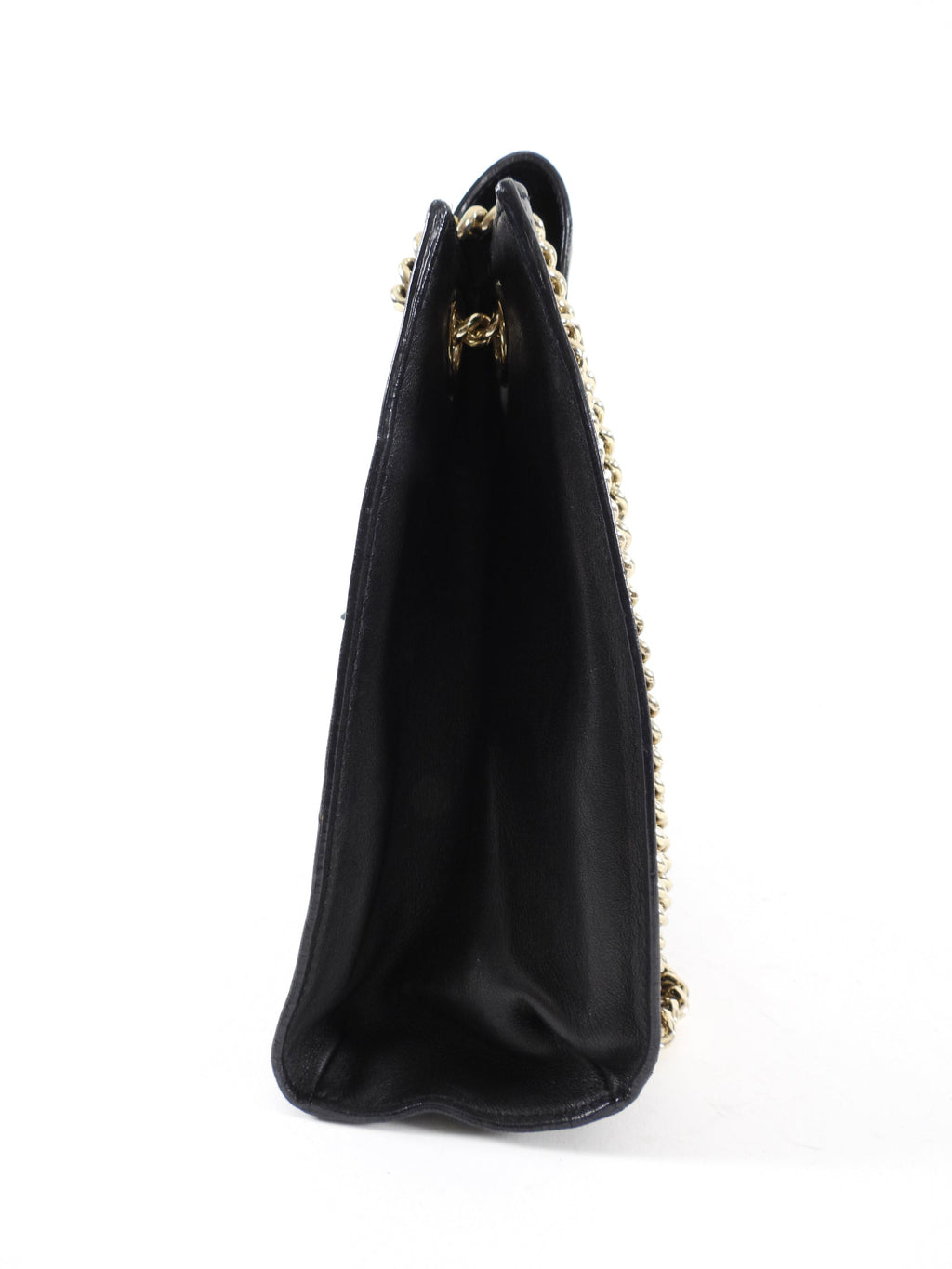 Gucci Emilie Black Leather Chain Strap Bag