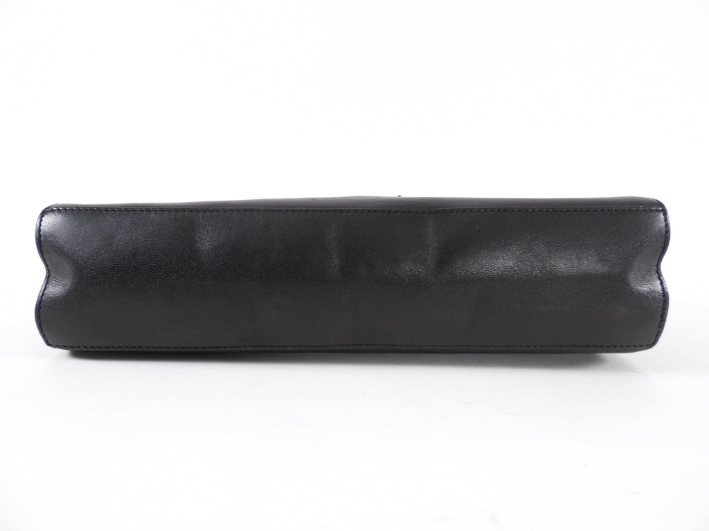 Gucci Emilie Black Leather Chain Strap Bag