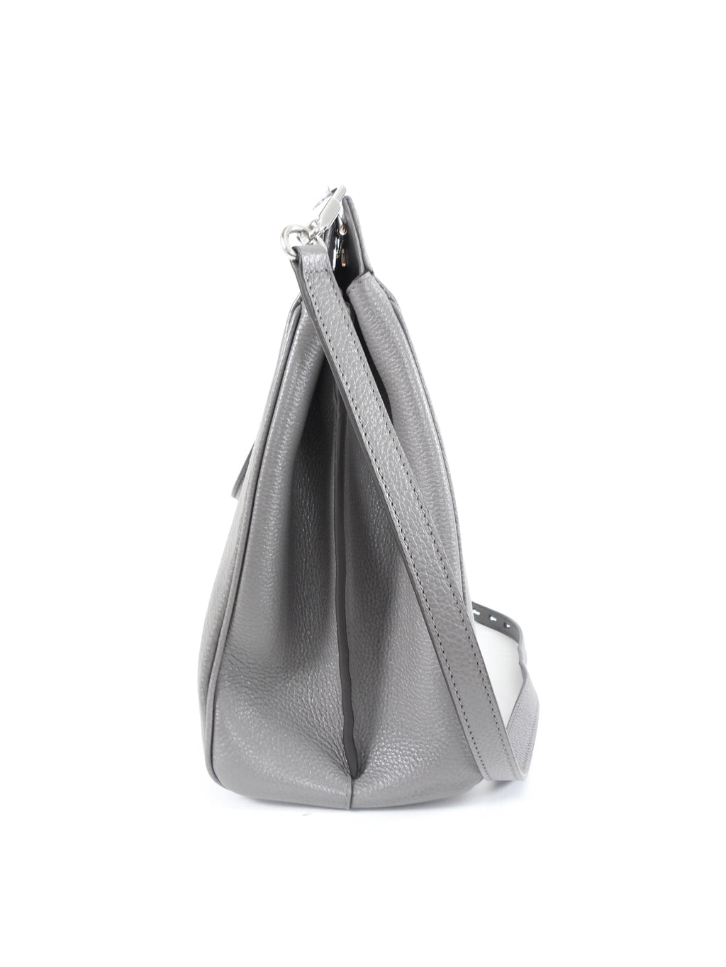 Gucci Grey Leather Large Zumi Tote Bag
