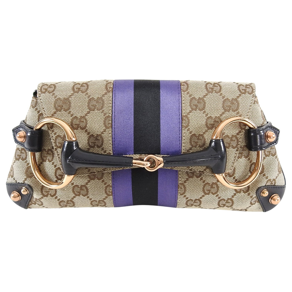 Gucci by Tom Ford Spring 2004 Monogram Horsebit Clutch