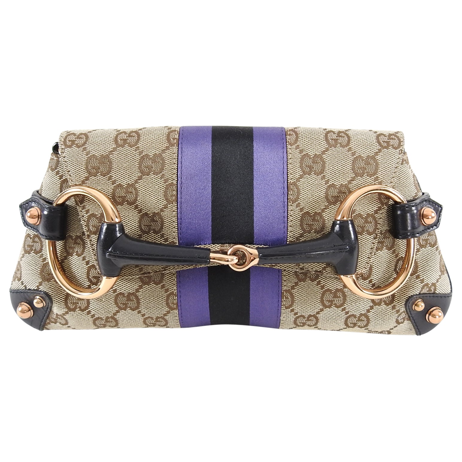 Gucci by Tom Ford Spring 2004 Monogram Horsebit Clutch
