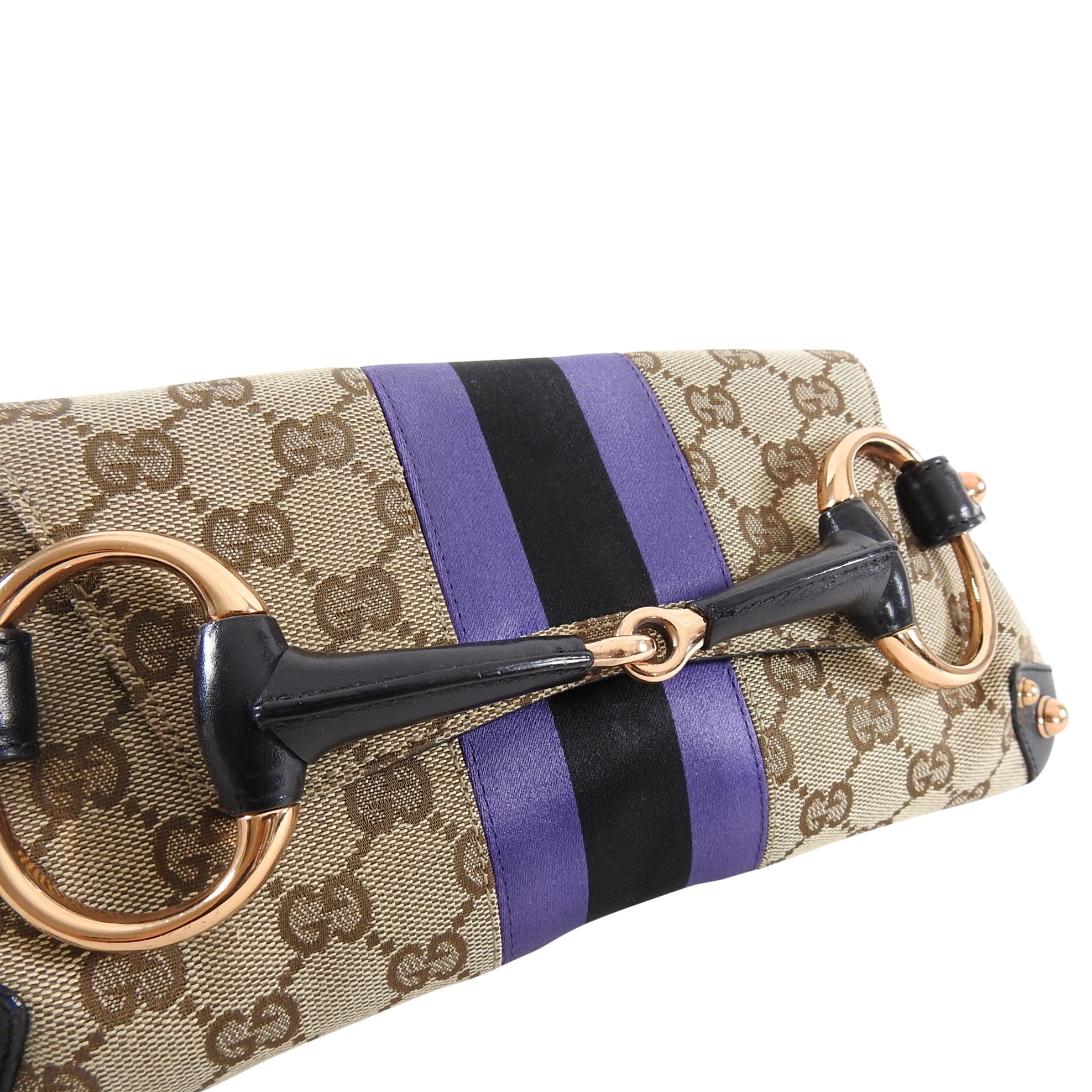 Gucci by Tom Ford Spring 2004 Monogram Horsebit Clutch