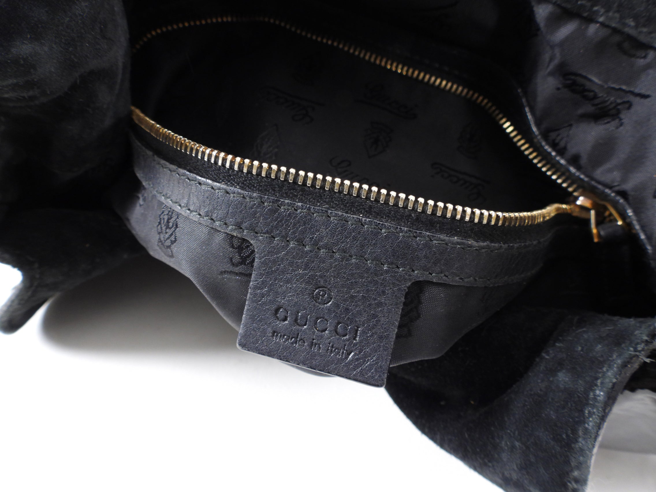 Gucci Patent Leather Ombre Indy Hobo Bag