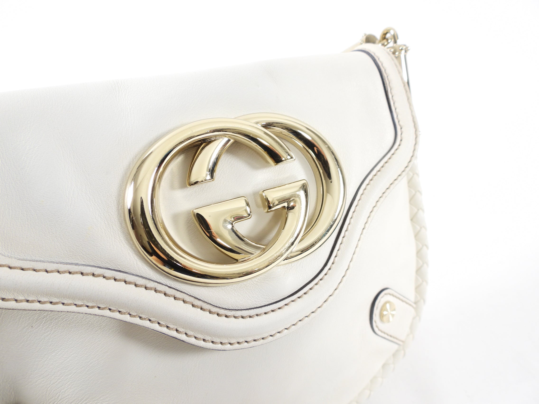 Gucci Small Ivory Britt Tassel Bag