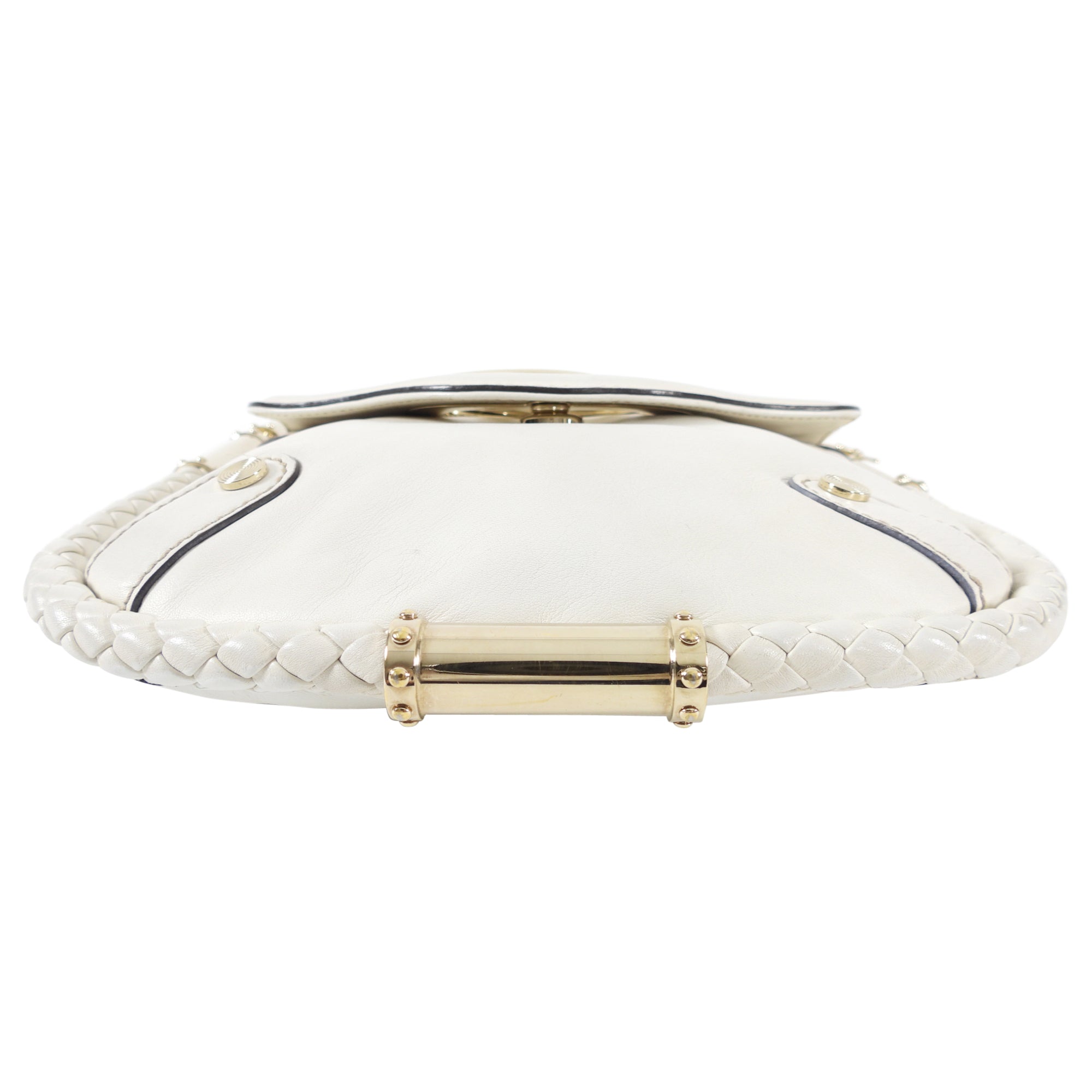 Gucci Small Ivory Britt Tassel Bag