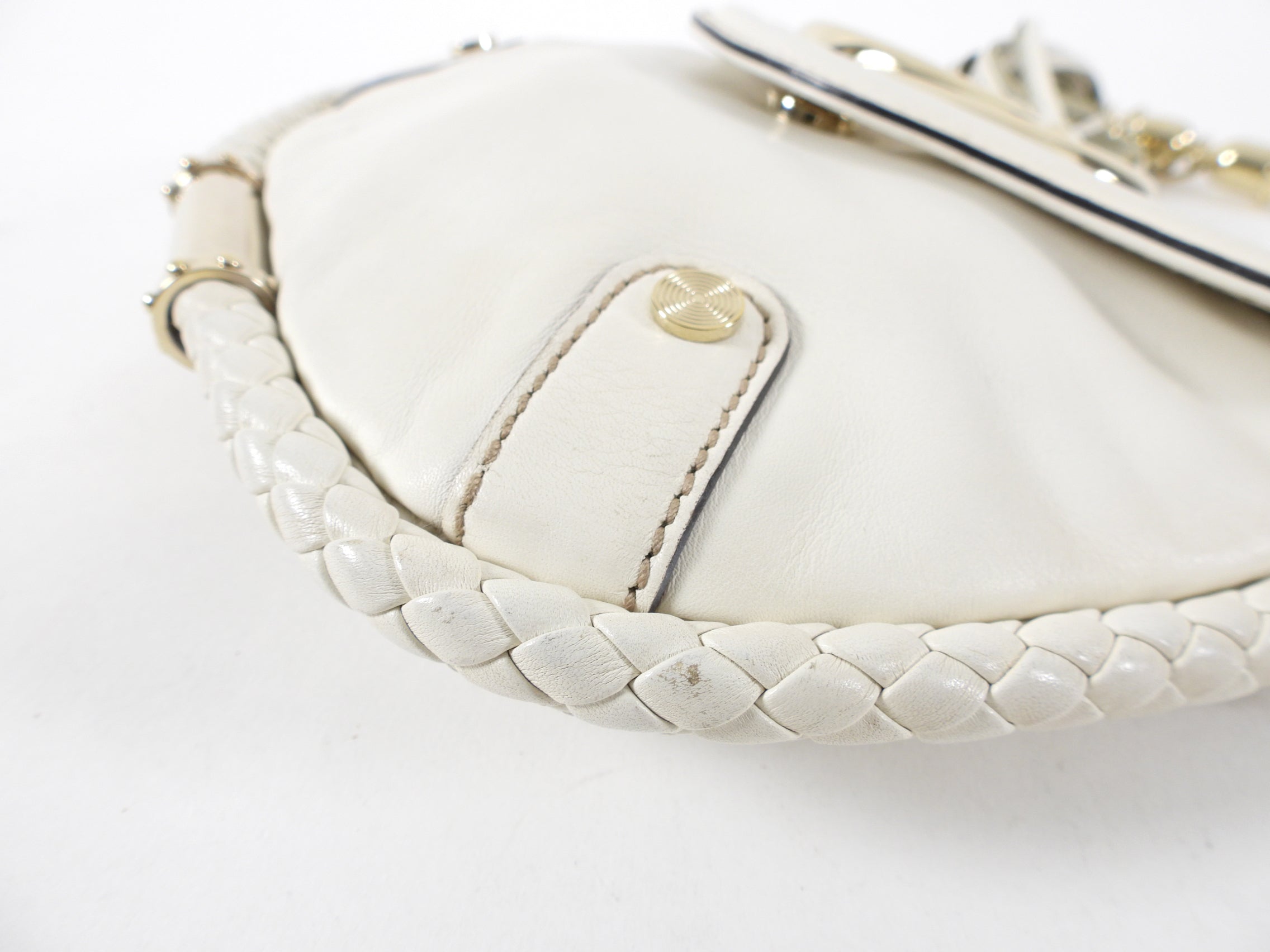 Gucci Small Ivory Britt Tassel Bag