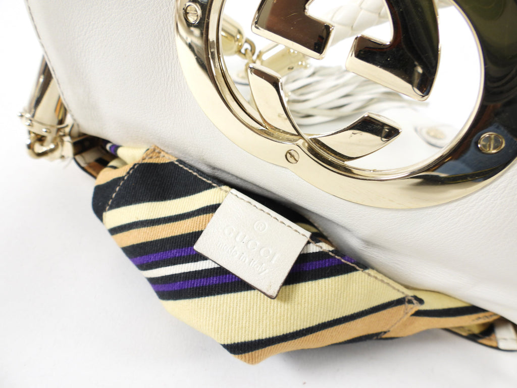 Gucci Small Ivory Britt Tassel Bag