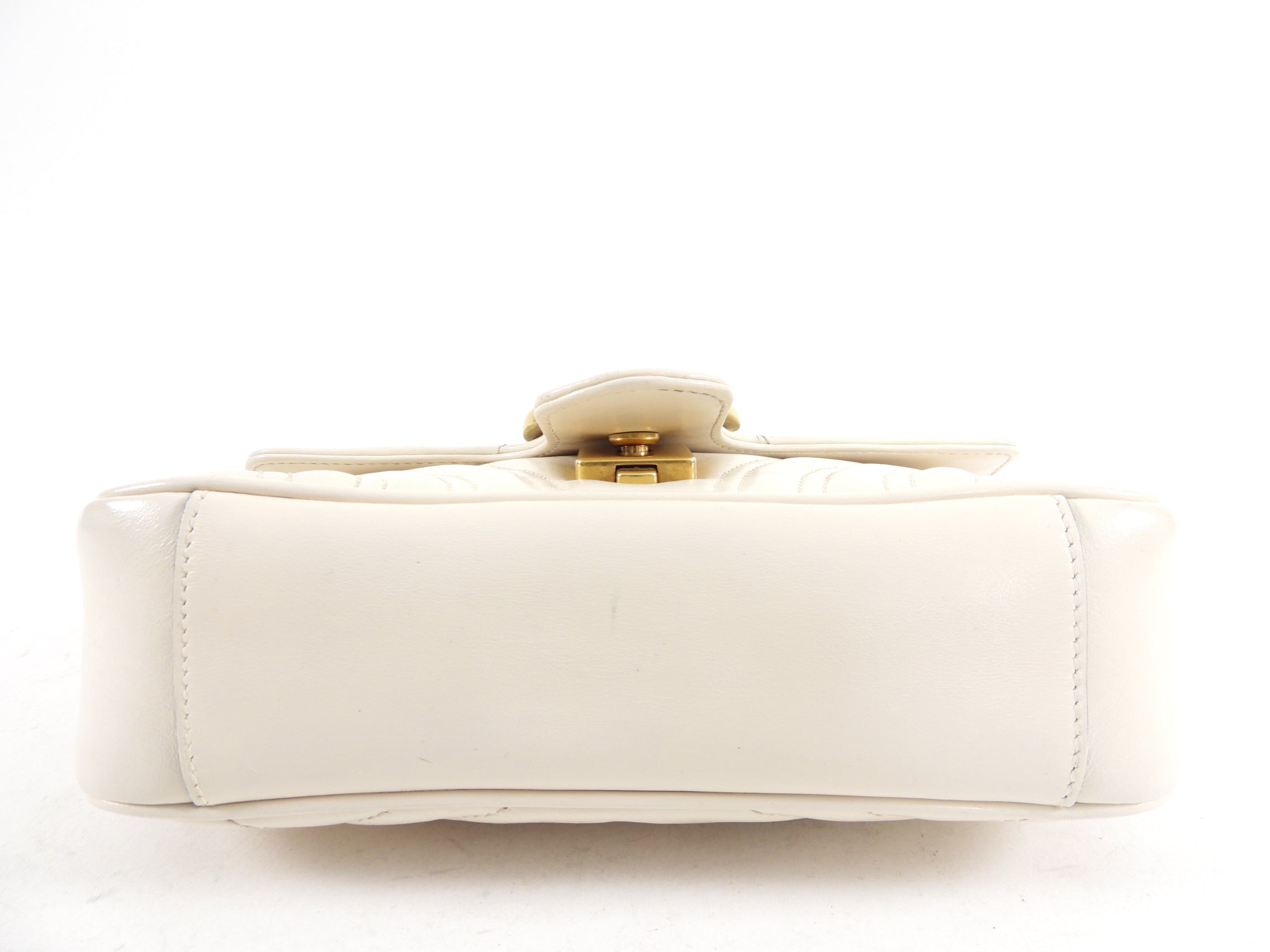 Gucci Marmont Matelasse Mini Leather Crossbody Flap Bag
