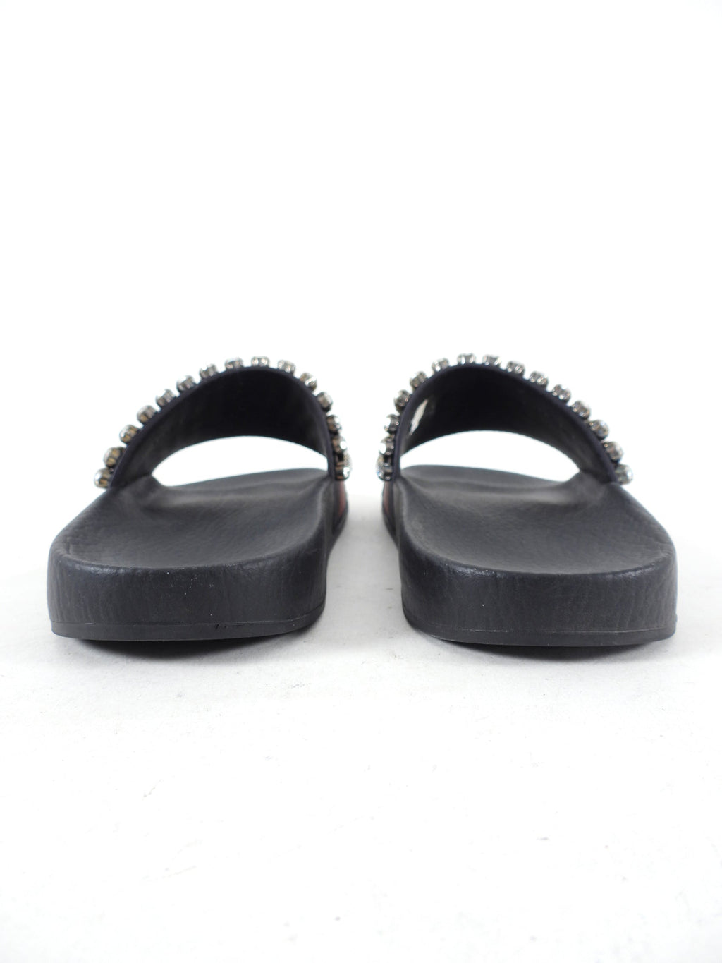 Gucci Crystal Strass Rubber Pool Slide - 37