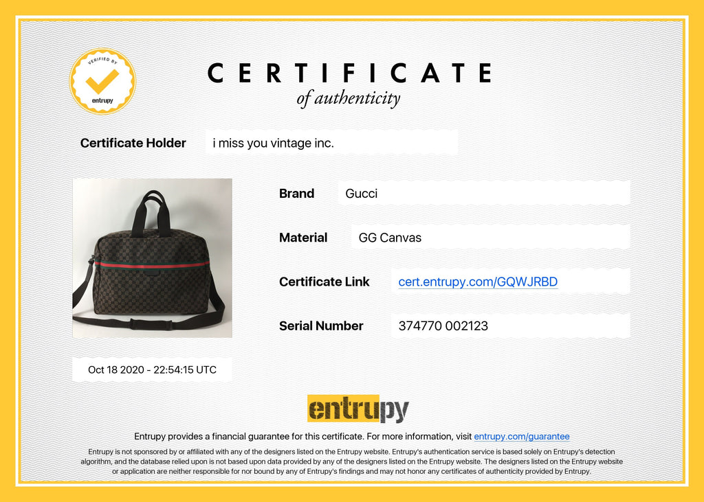 Gucci Extra Large Monogram Canvas Web Travel Duffle Bag
