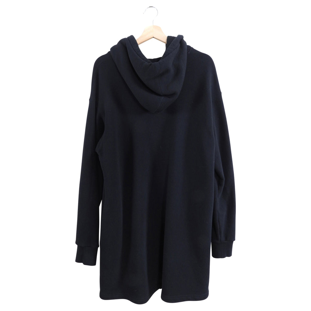 Gucci Black Graphic Logo Hooded Dress