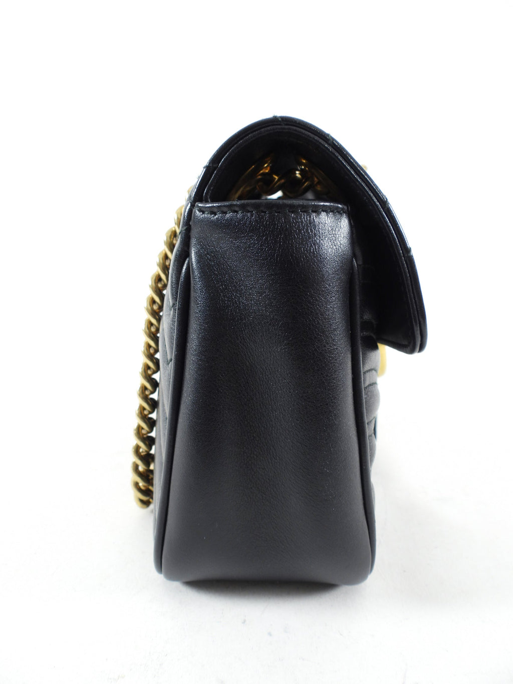Gucci Black Matelasse Small Marmont Bag