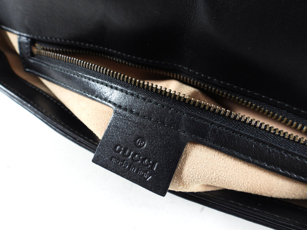 Gucci Black Matelasse Small Marmont Bag