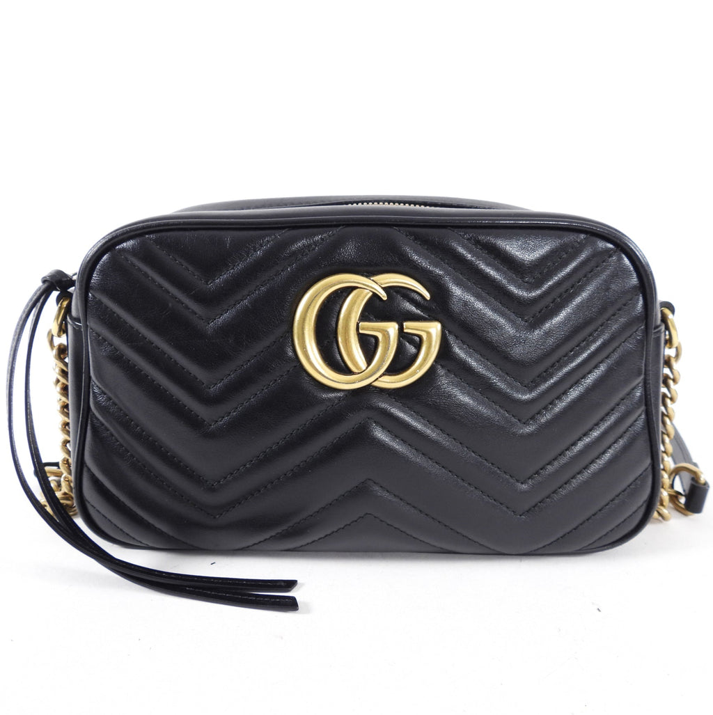 Gucci Marmont Quilted Crossbody Camera Bag