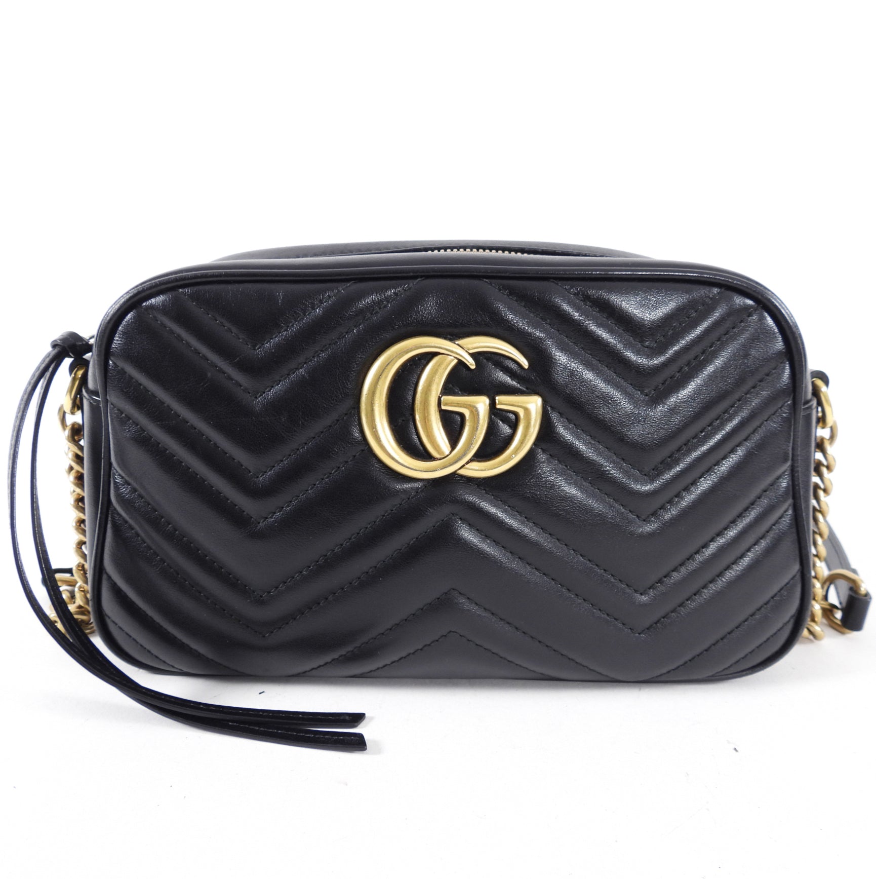 Gucci Marmont Quilted Crossbody Camera Bag