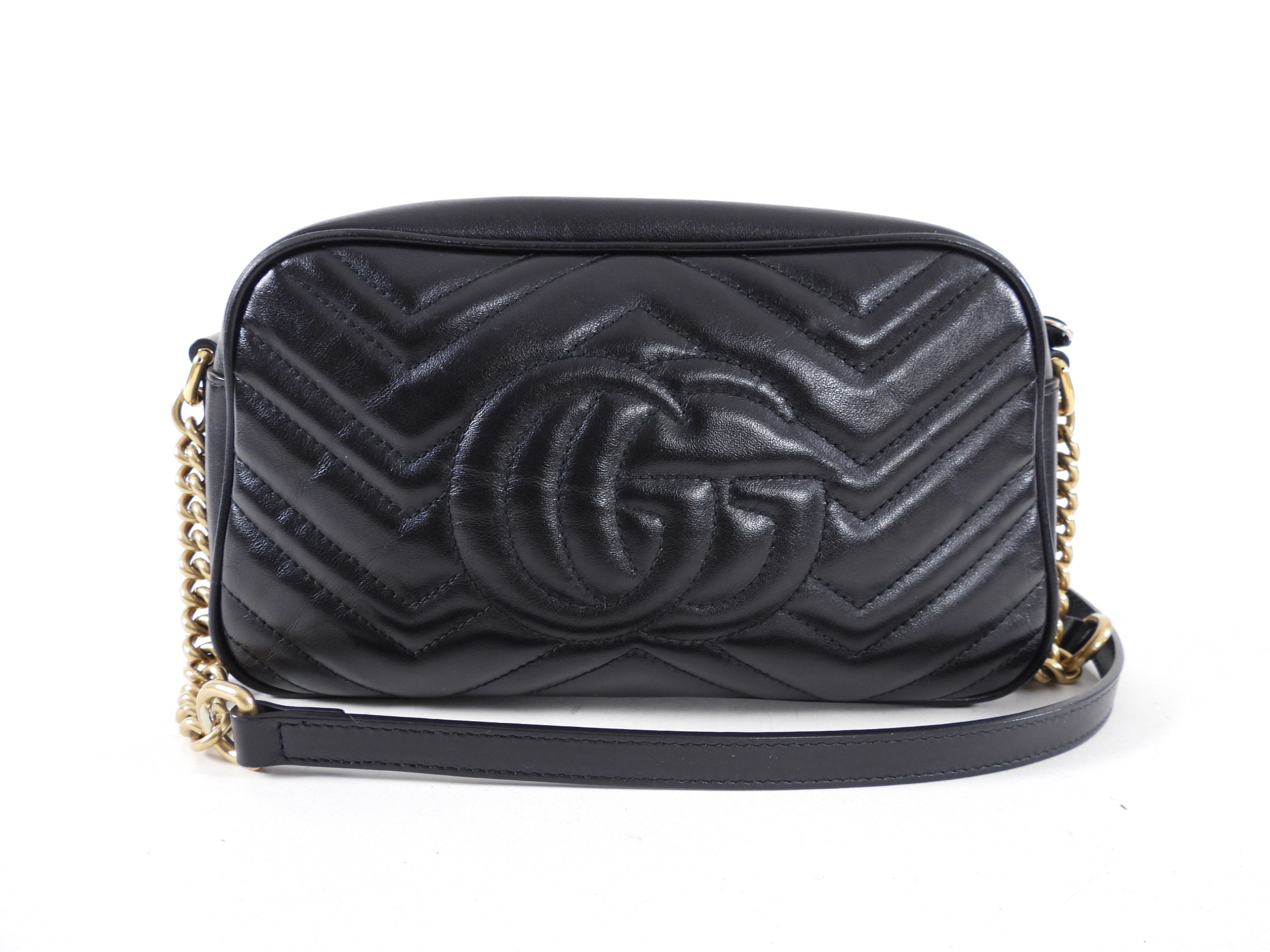 Gucci Marmont Quilted Crossbody Camera Bag
