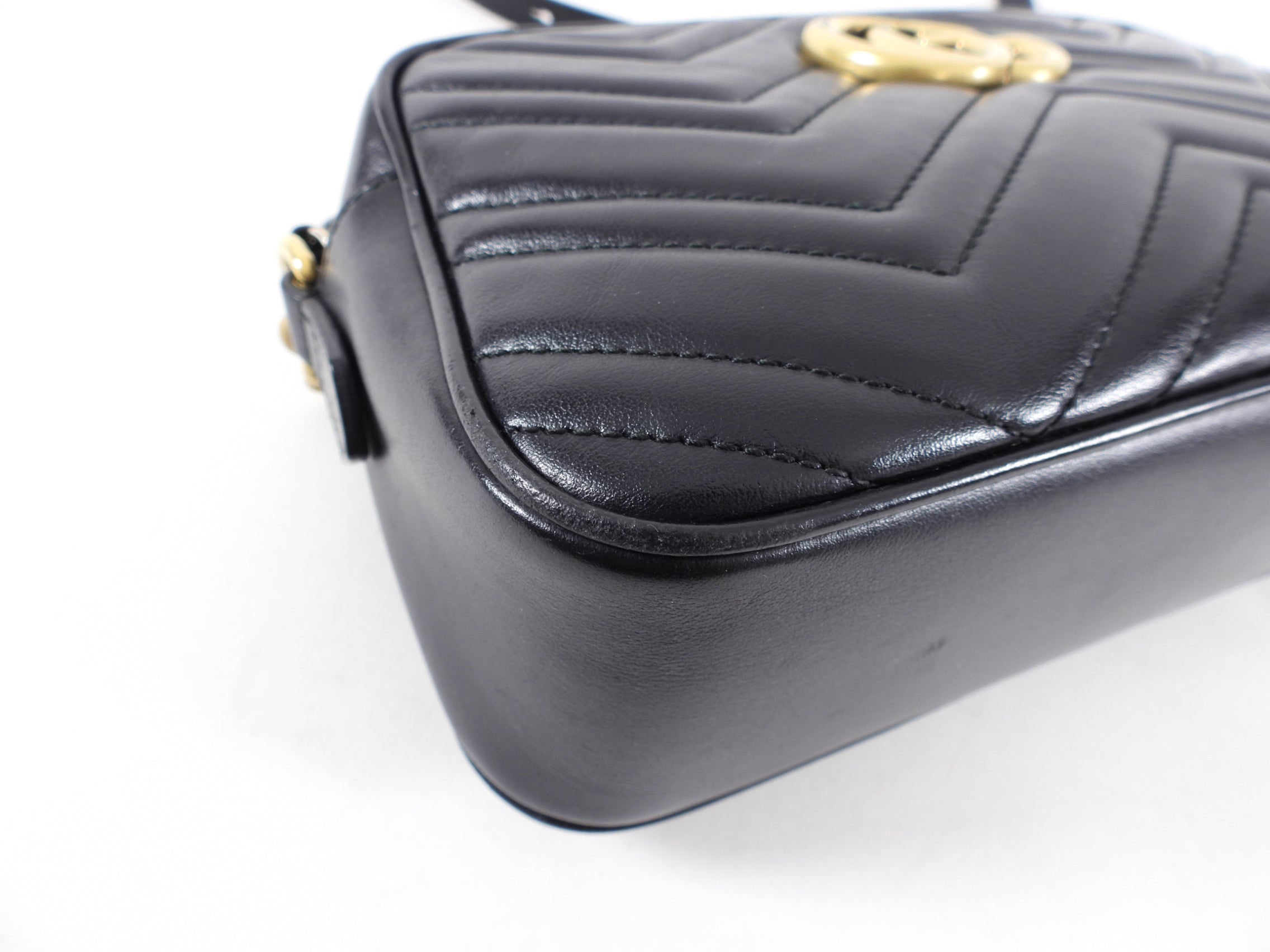 Gucci Marmont Quilted Crossbody Camera Bag