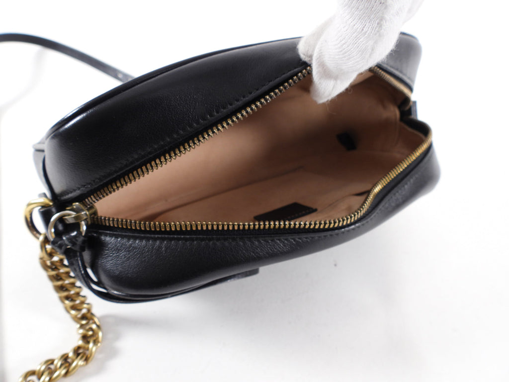Gucci Marmont Quilted Crossbody Camera Bag