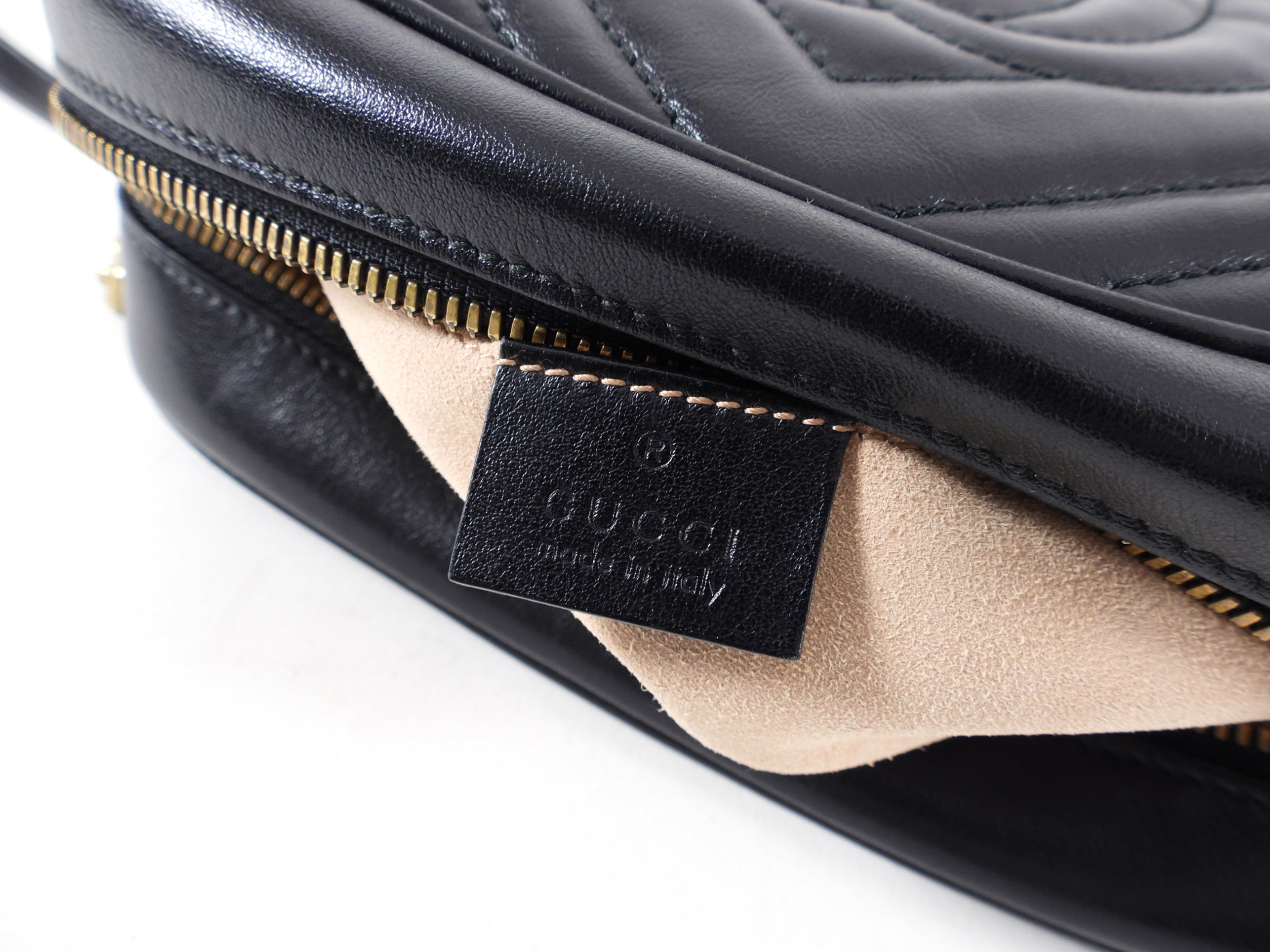 Gucci Marmont Quilted Crossbody Camera Bag
