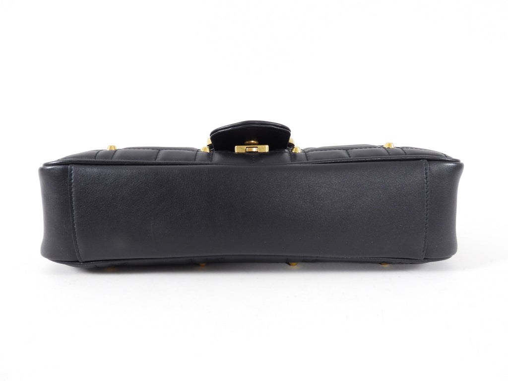 Gucci Marmont 2.0 Medium Flap Pearl Stud Flap Bag