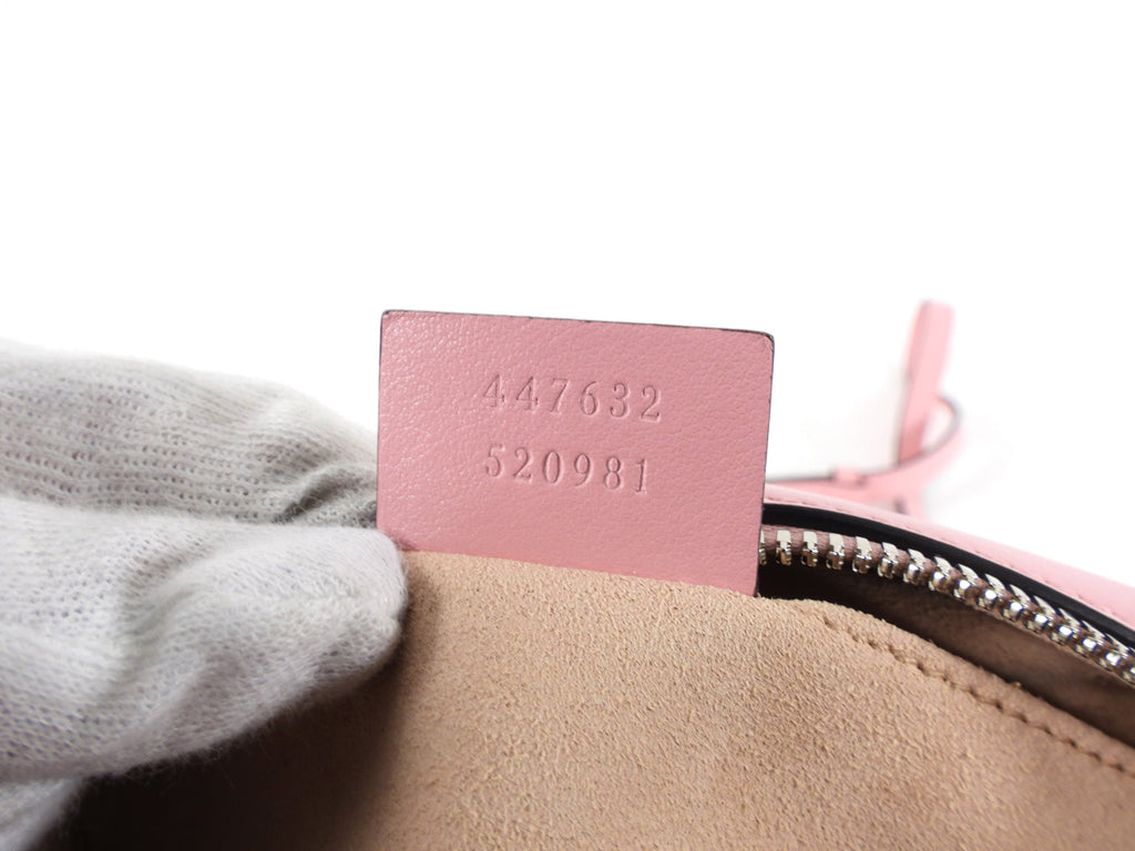 Gucci Light Pink Marmont Quilted Small Camera Bag