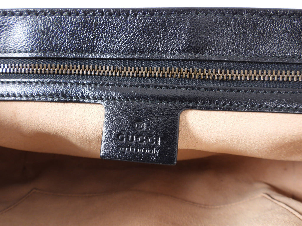 Gucci Marmont Medium Torchon Diagonal Stripe Flap Bag