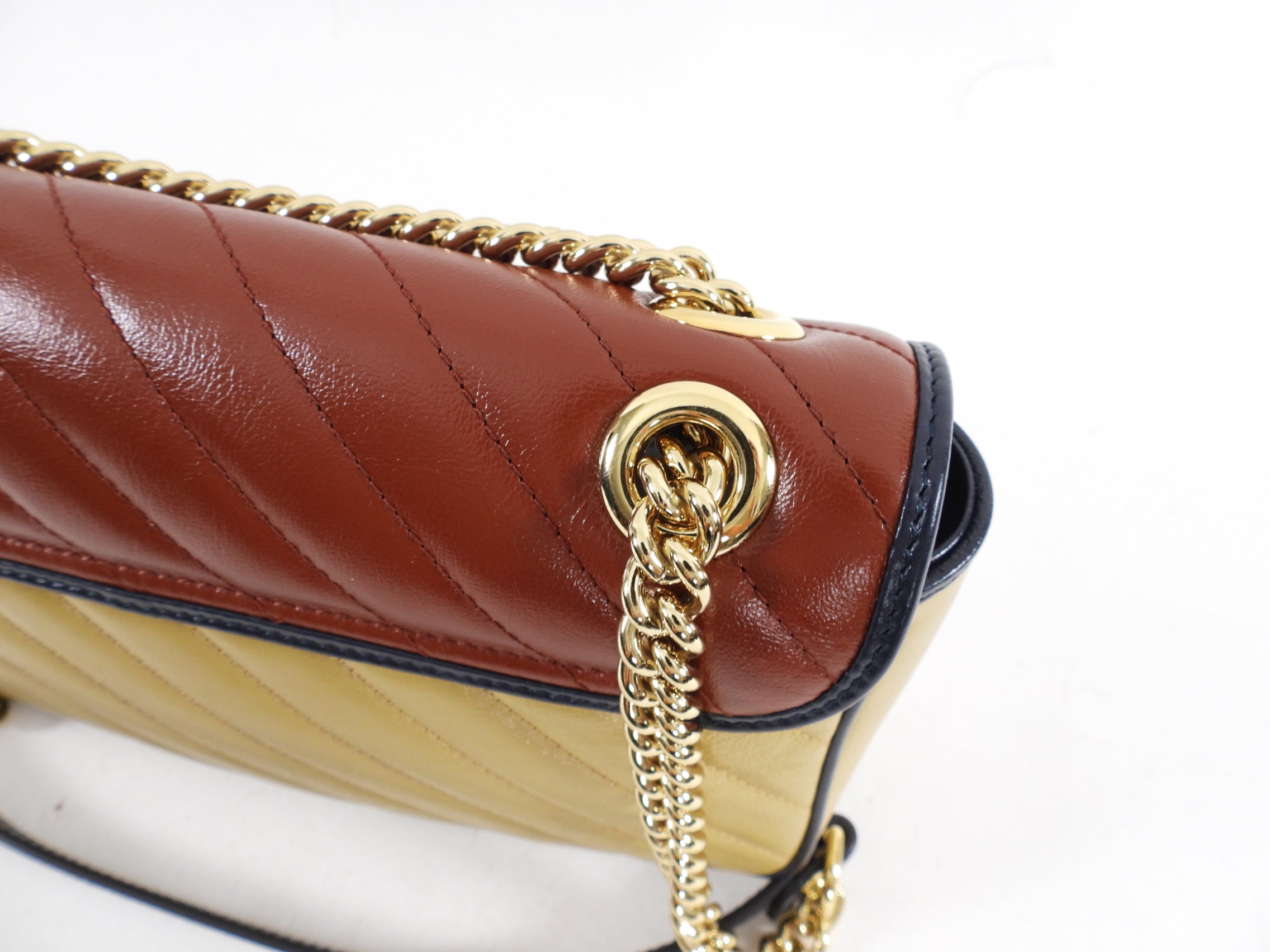 Gucci Marmont Small Tri-Color Limited Edition Torchon Flap Bag