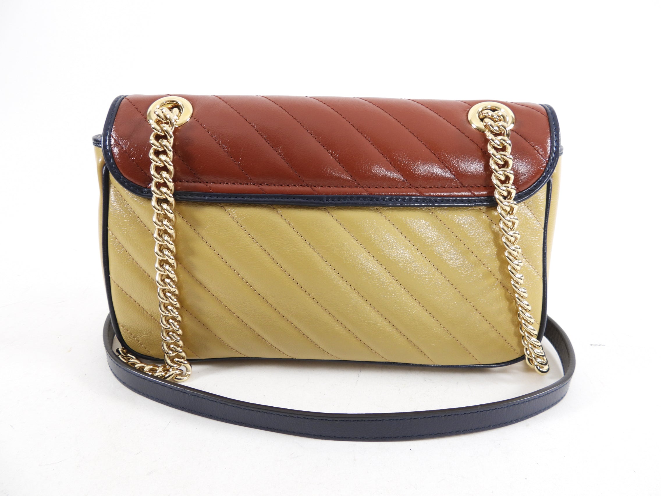 Gucci Marmont Small Tri-Color Limited Edition Torchon Flap Bag