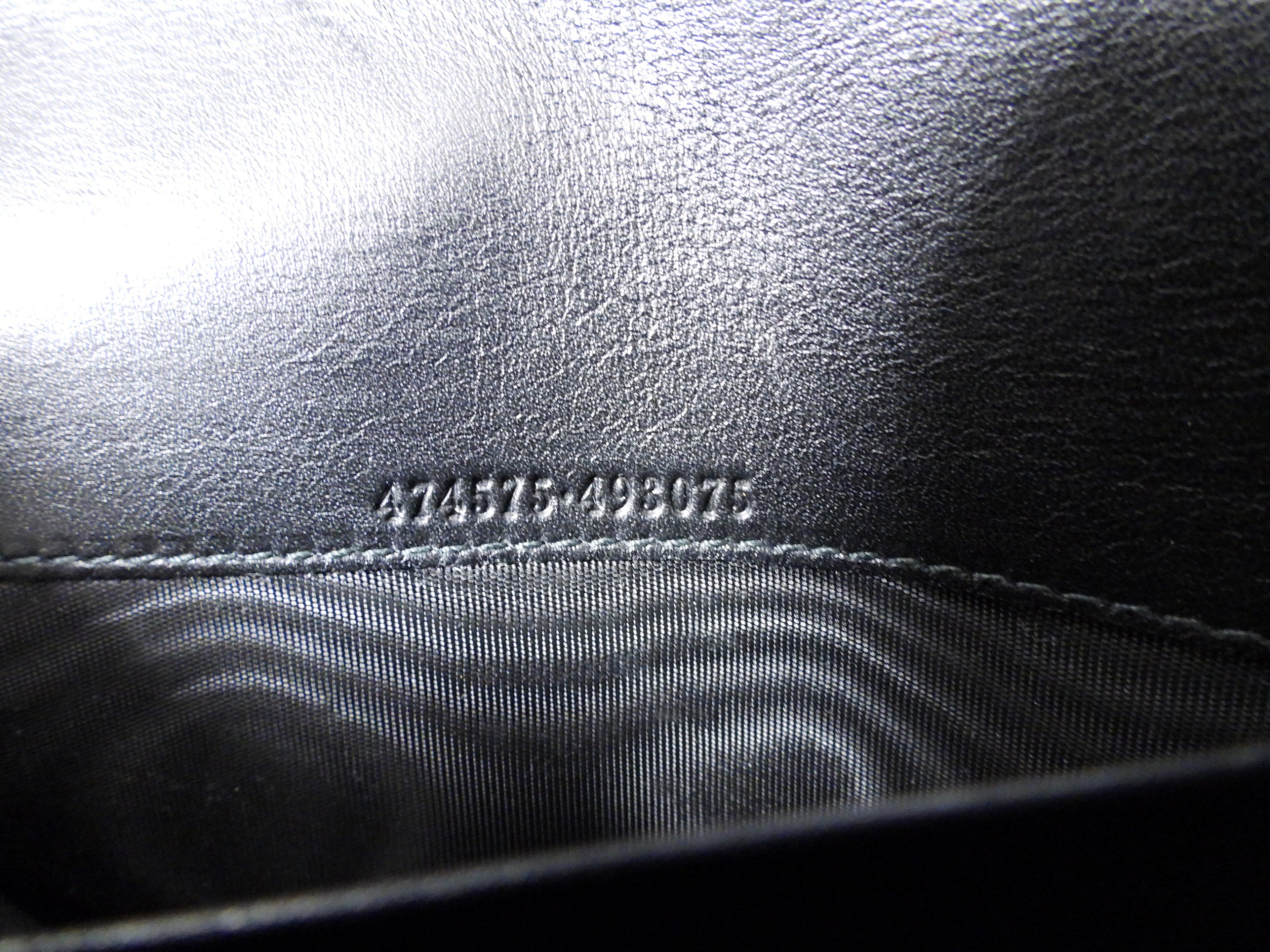 Gucci Black Mini Marmont Matelasse Wallet on Chain