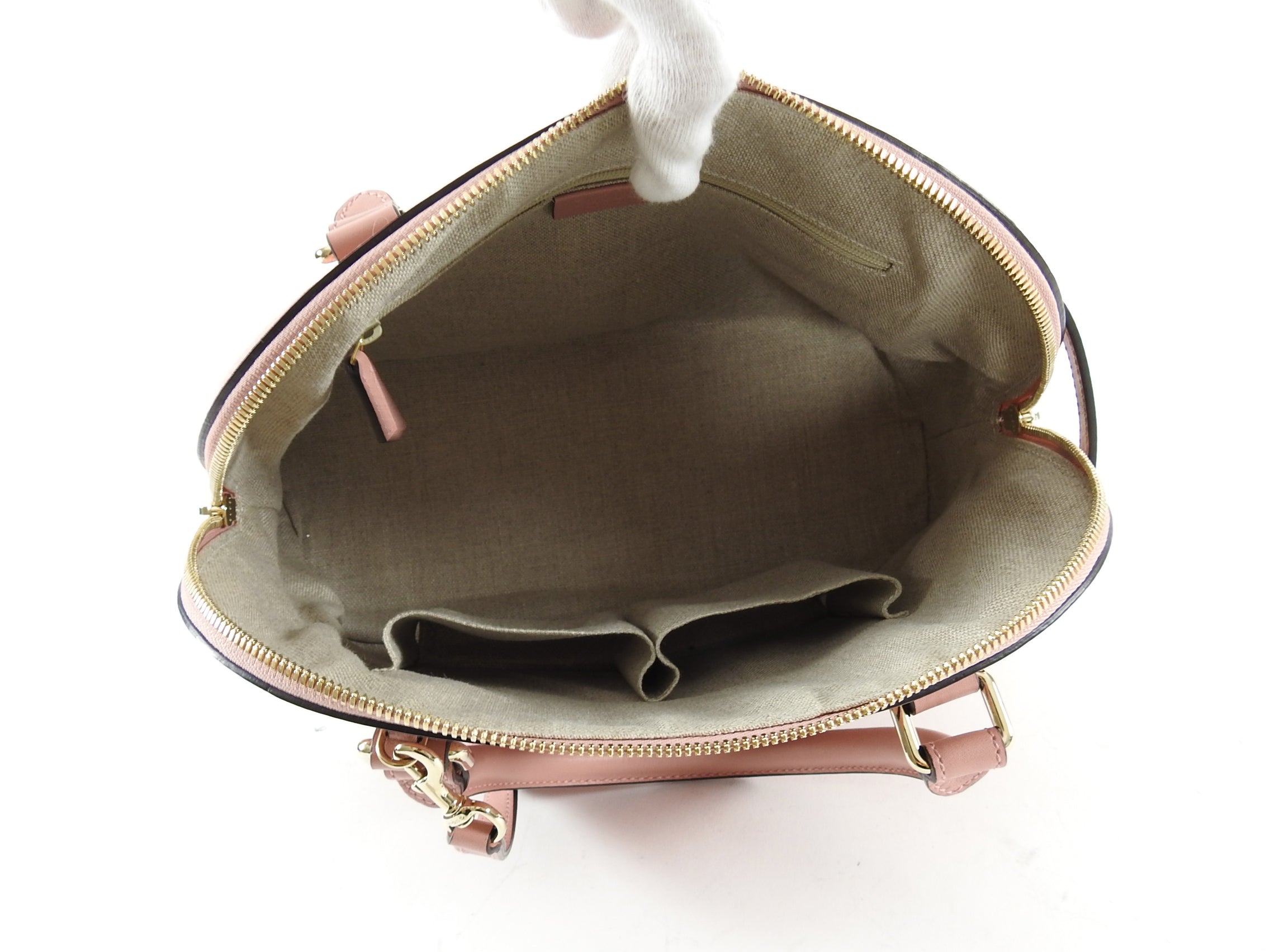 Gucci Micro Guccissima Soft Pink Domed Shoulder Bag