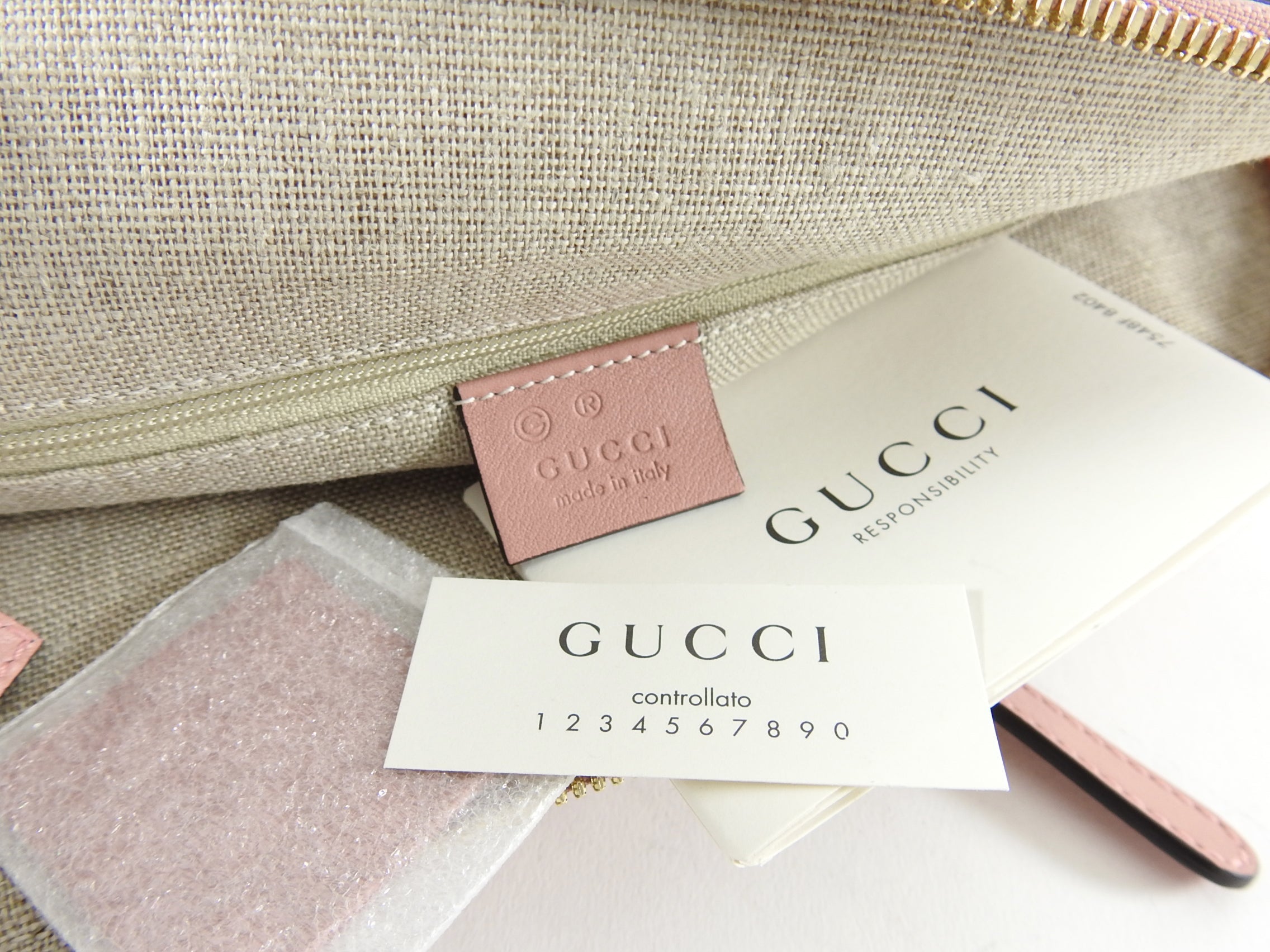 Gucci Micro Guccissima Soft Pink Domed Shoulder Bag