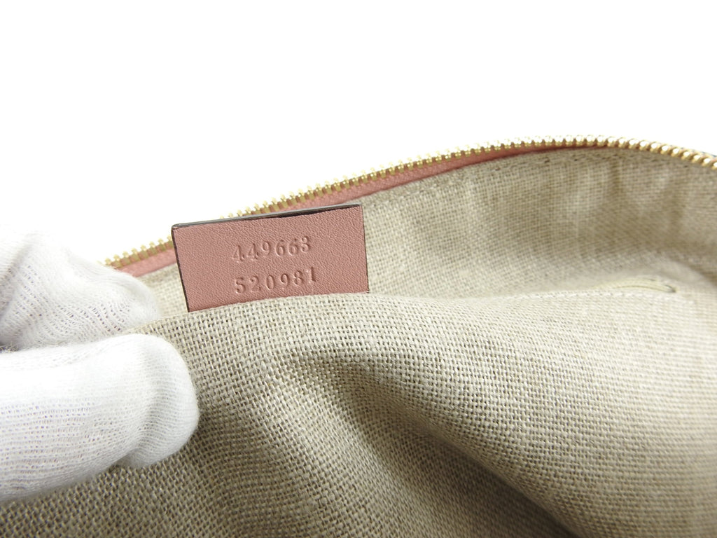 Gucci Micro Guccissima Soft Pink Domed Shoulder Bag
