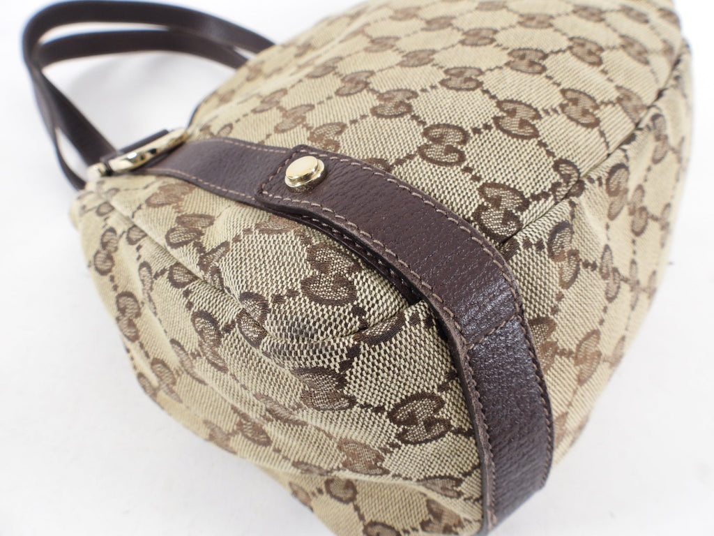 Gucci Monogram Canvas Medium Hobo Tote Bag
