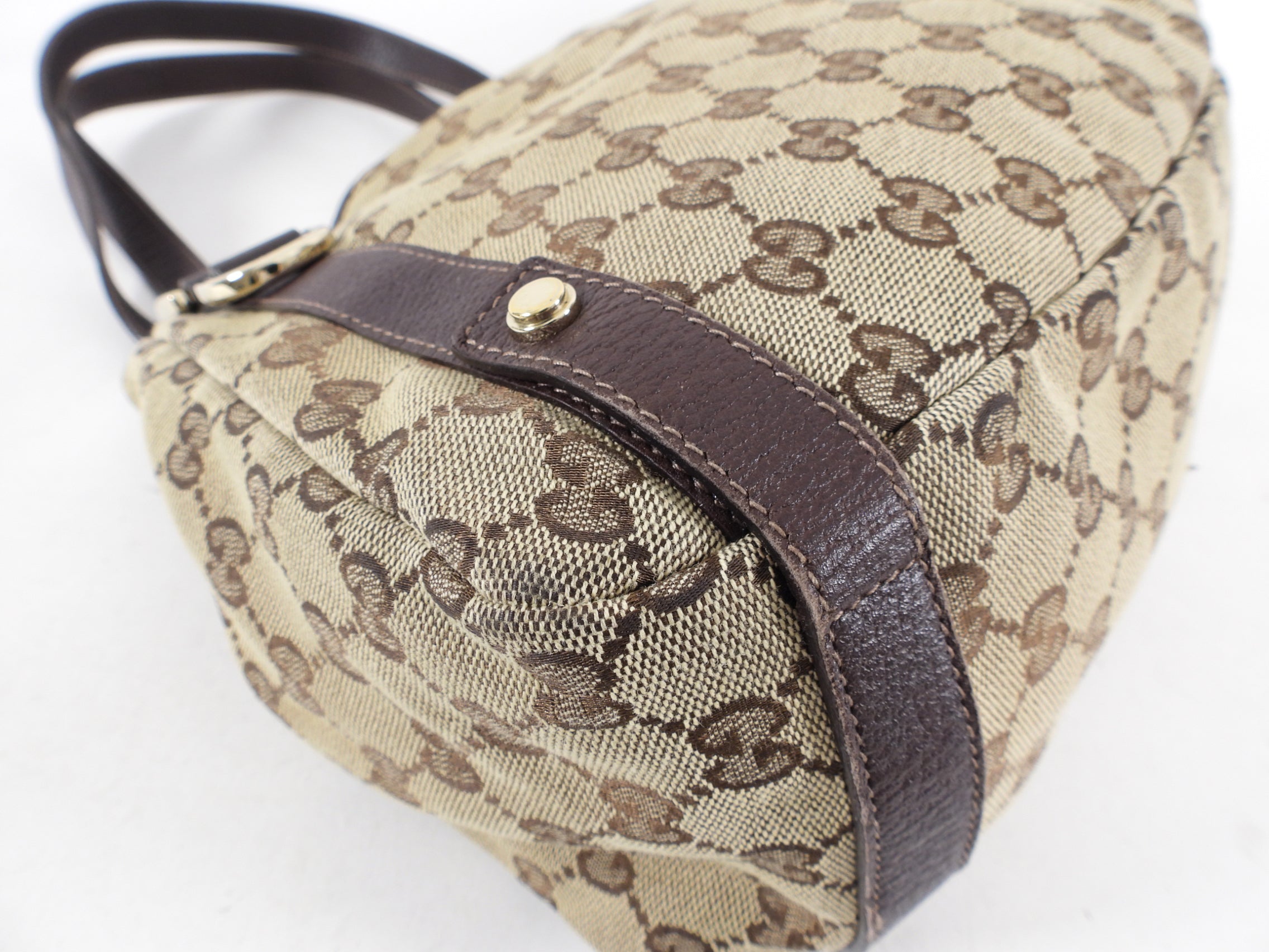 Gucci Monogram Canvas Medium Hobo Tote Bag