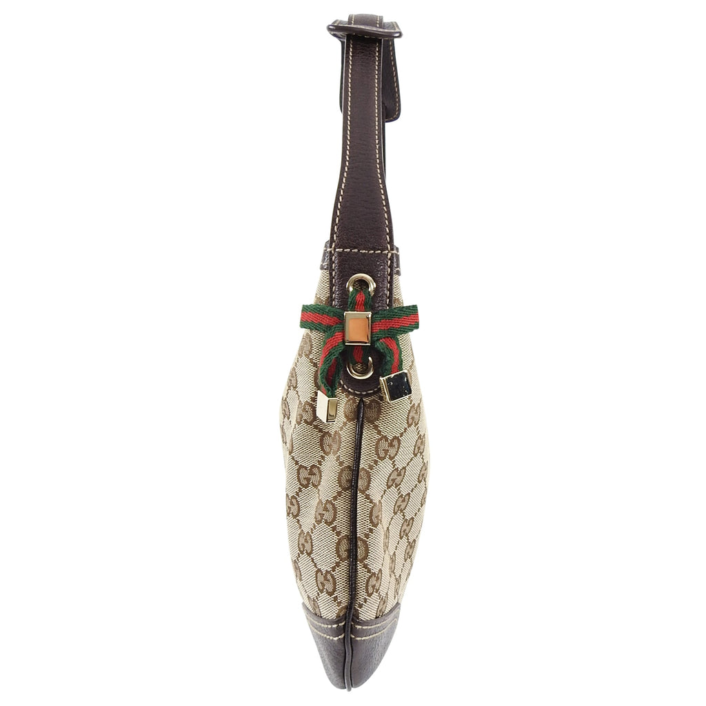 Gucci Small Brown Monogram Princey Hobo Bag