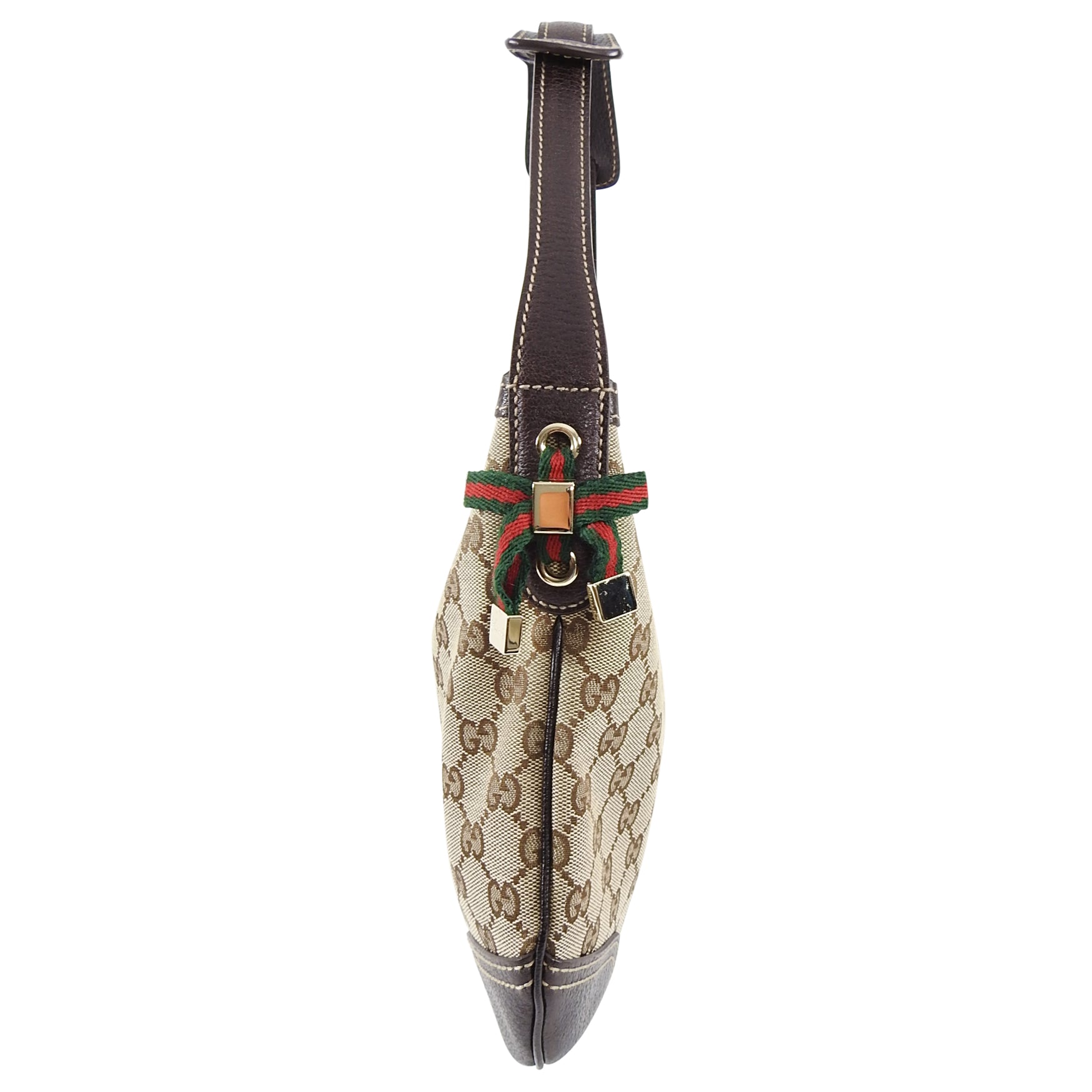 Gucci Small Brown Monogram Princey Hobo Bag