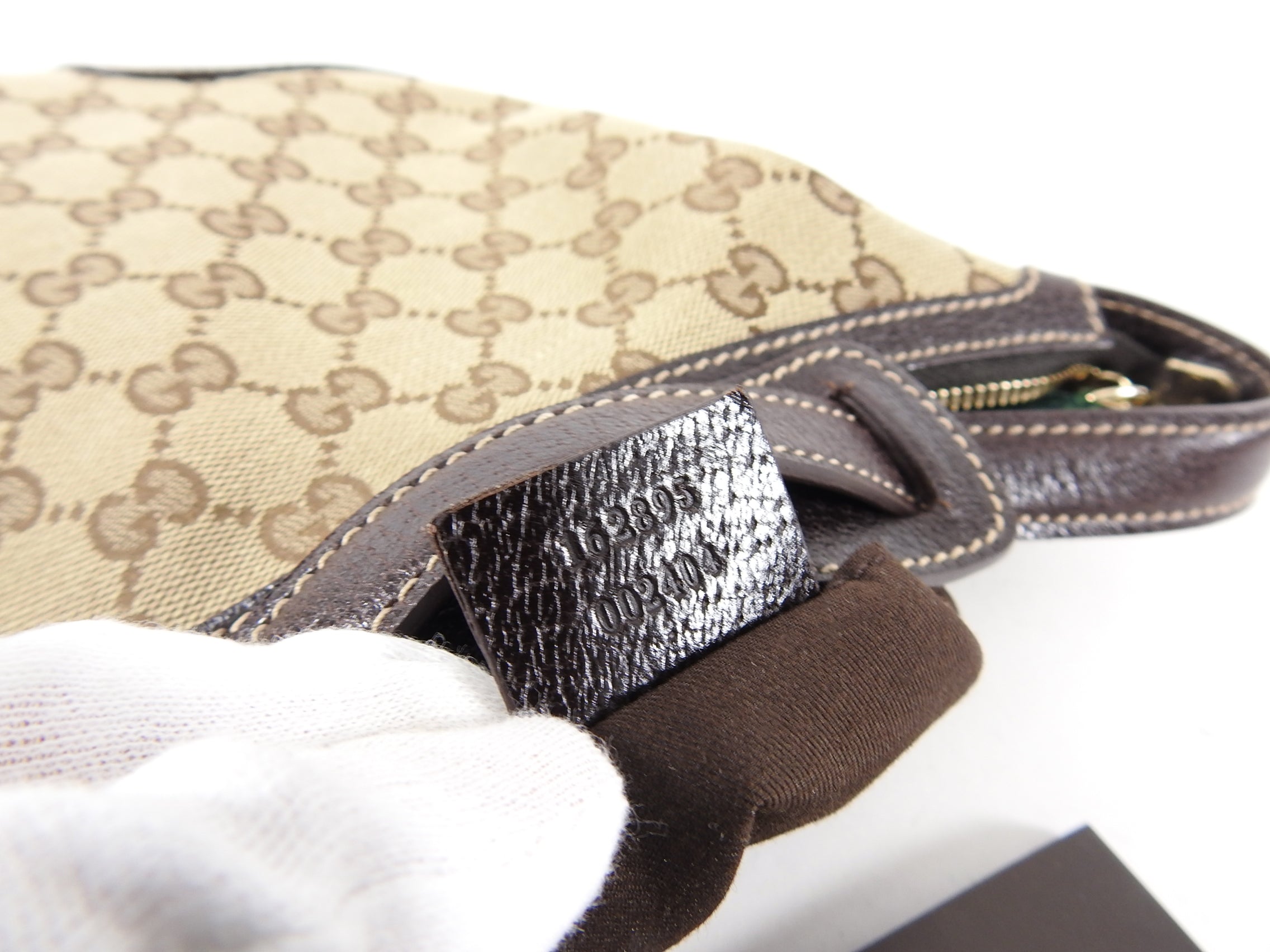 Gucci Small Brown Monogram Princey Hobo Bag