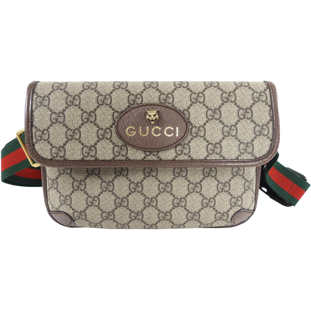 Gucci Neo Vintage GG Monogram Supreme Web Belt Bag