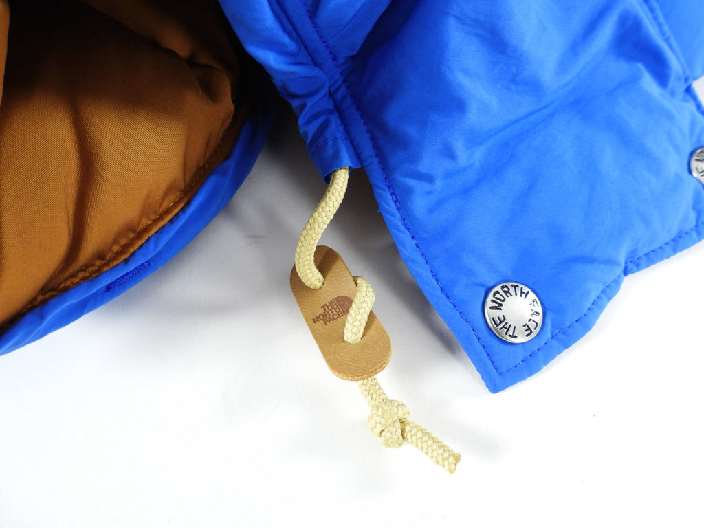 Gucci x The North Face Blue and Ochre Down Puffer Coat - XS