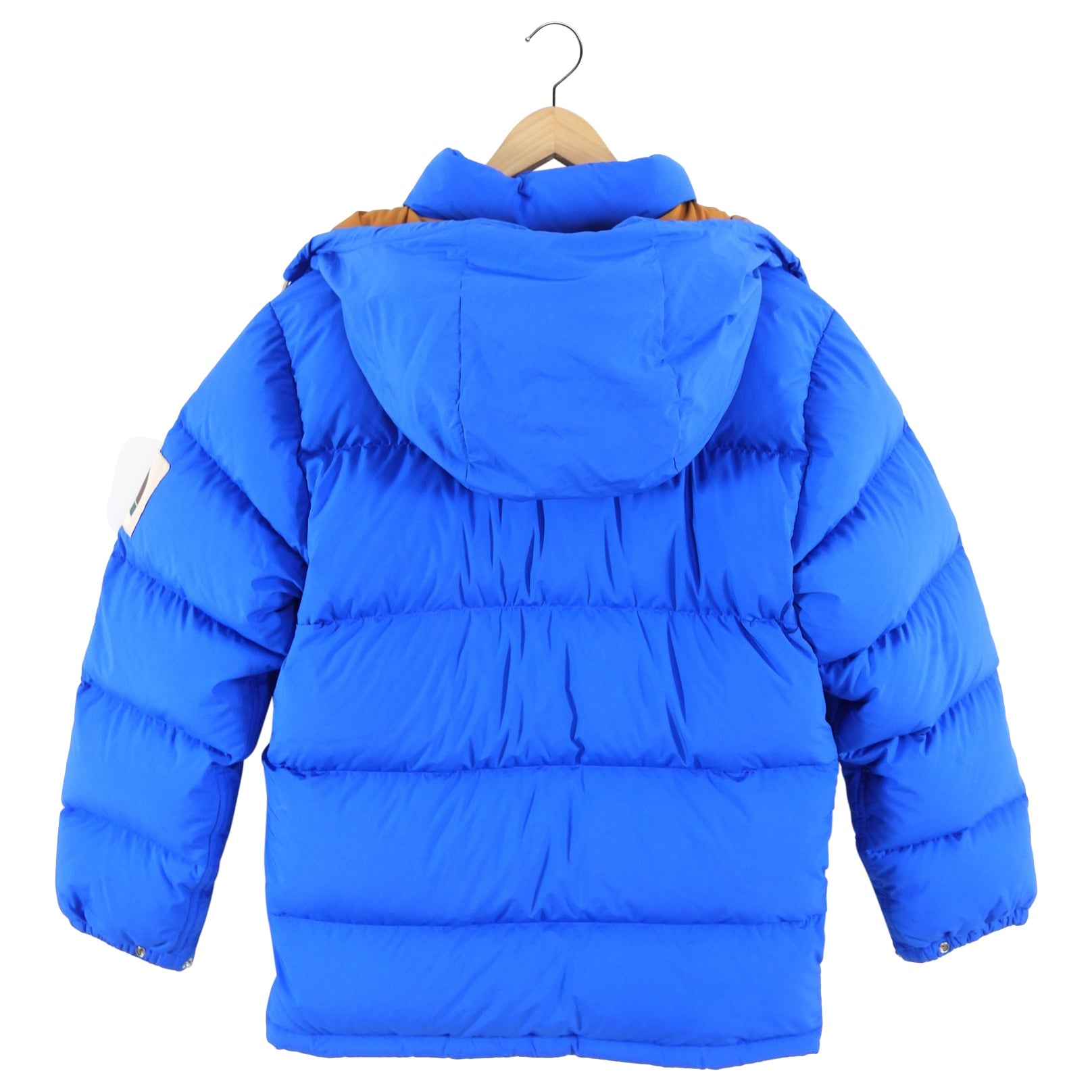 Gucci x The North Face Blue and Ochre Down Puffer Coat - XS