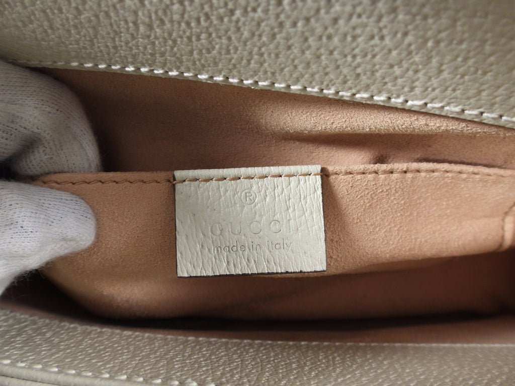 Gucci Ivory Small Ophidia Supreme Floral Shoulder Bag / Clutch